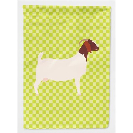 Carolines Treasures Carolines Treasures BB7712GF Boer Goat Green Flag Garden Size BB7712GF